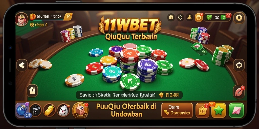 Tampilan gameplay QiuQiu yang menarik dan menegangkan.