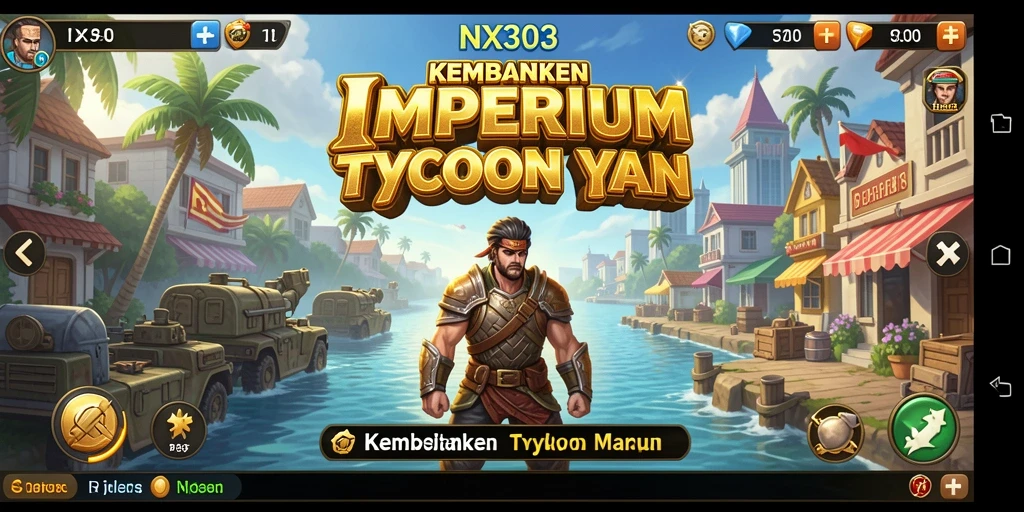 Tampilan gameplay NX303 yang menarik dan menantang di dunia Tycoon.