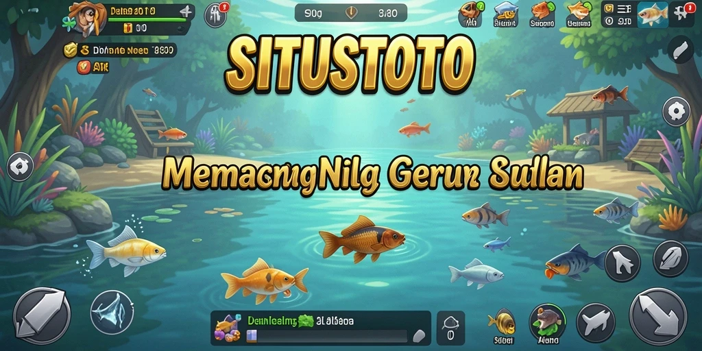Tampilan gameplay menakjubkan di SITUSTOTO saat memancing ikan.