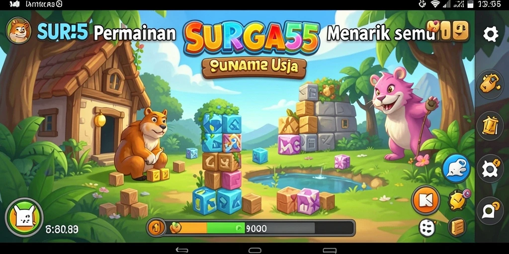 Tampilan gameplay SURGA55 yang menarik dan menyenangkan.